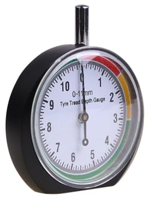 Calibro Di Profondità Del Battistrada Dei Pneumatici - Strumento Di Misurazione 'indicatore A Quadrante | Tester Professionale Per L'usura Dei Pneumatici, Dispositivo Ďi Misurazione Della Profondi