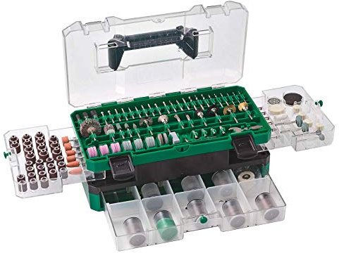Hikoki 753949 - Juego de accesorios para amoladora recta 389 piezas