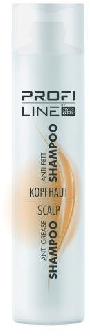 Profiline Kopfhaut Shampoo Anti Fett 300ml Vermindert das Nachfetten der Haare & der Kopfhaut