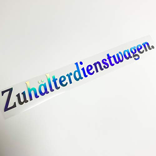 Tuningsticker Zuhälterdienstwagen Oilslick Auto Aufkleber Sticker Hologramm Frontscheiben-Aufkleber schillernde Effekte Nuttenschlepper Nuttenschleifer