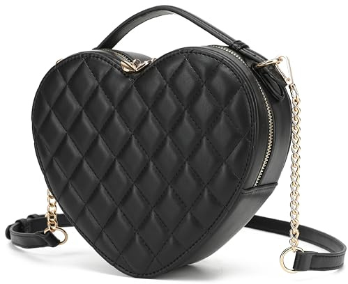 lola mae Heart Shaped Crossbody Herzförmige Schultertasche Love Lock Key