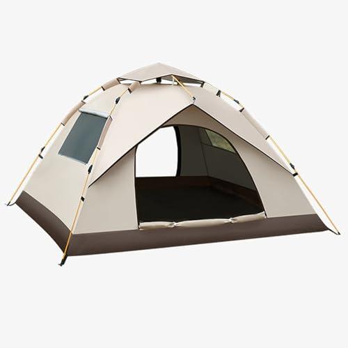 Vattentätt Tält, Tält, Uppblåsbart Tält, 2/4-personers Campingtält Med Bärväska, 3 Sekunders Tält, Vintertält, Vandringstält (Size : Four people)