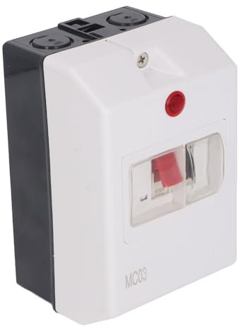 Disjoncteur Moteur Interrupteur de sécurité étanche Interrupteur de Protection contre les Surcharges du Moteur 1, 6-2, 5 A 690 V Construit avec des Matériaux ABS adapté à Diverses