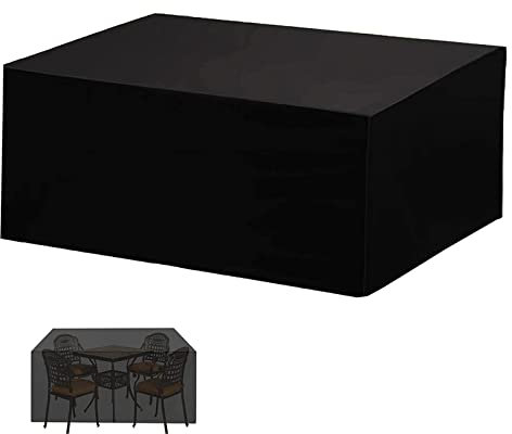 Housse pour Salon de Jardin 90x90x90cm, bâche pour Salon de Jardin, Coffre de Jardin, Housse de Protection, Housse de Salon imperméable, Housse de Protection pour Groupe de sièges de Table d