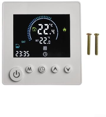 Thermostats Smart WiFi Thermostat Home Programmable Thermostats Electric Underfloor Heating Thermostats Controller with Probe Sensor(D)