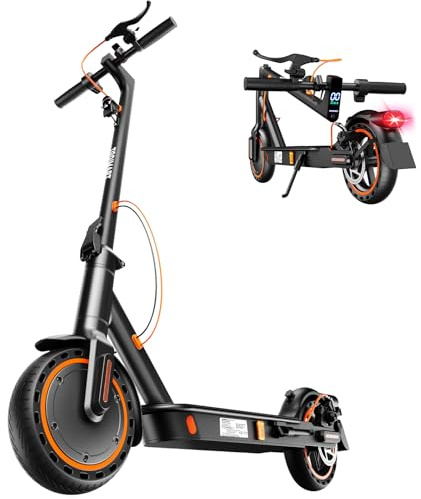E Scooter mit Straßenzulassung, 35 KM Reichweite, 500W Motor,APP Steuerung | ABE, Klappbarer Elektroroller mit APP Steuerung, 20 KM/H, 8,5 Fuß große Vollgummireifen, Tempomat