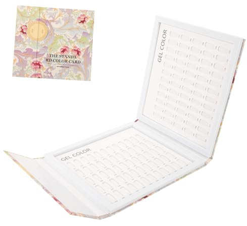 PACKOVE Échantillons de de Vernis à Ongles Teintes Présentoir pour Manucure et Nail Art pour et Débutants