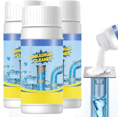 Abflussreiniger Schaum Extra Stark, 2026 Neu Rohrreiniger Extrem Stark, Sink Und Drain Cleaner Mit Aktivschaum Hochwirksamer Rohrreiniger Für Küche Bad Toilette Balkon (3)