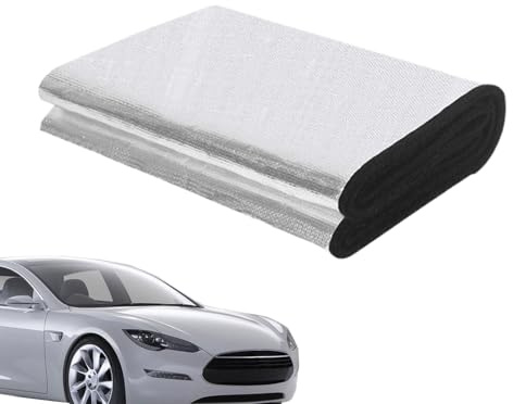 Uoqpty Isolation De Batterie - Protecteur Ignifuge 102 Centimètres X 18 Centimètres,Couverture D'Isolation Pour Batterie De Voiture | Pour Temps Froid Hiver Quad Moto Tondeuse À Gazon Camping Car