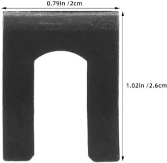 Ciieeo 20 Stück Bremsleitungsclips aus Metall mit U förmigem Design Robuste Halter für Bremsleitungen und Feststellbremsseile für Routinemäßige Wartung Am Auto