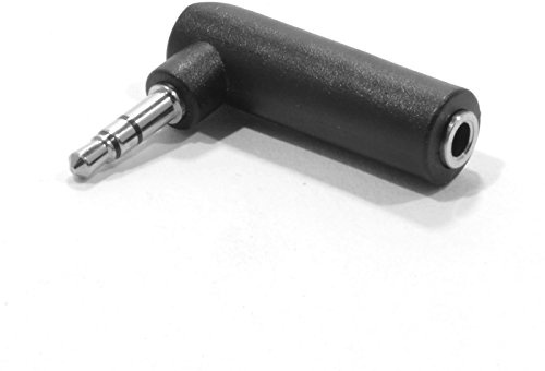 kenable 3,5 mm Stereo Klinkenstecker Buchse Zum 3,5 mm Klinkenstecker Stecker Rechts Abgewinkelt Adapter