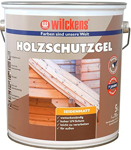 Wilckens Holzschutz-Gel für Außen, 5 l, Palisander