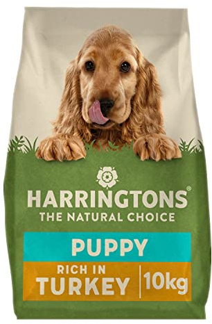 Harringtons Complete Puppy Dry Dog Food Turkey & Rice 10kg - Made with All Natural Ingredients