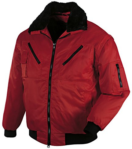 securesse Pilotenjacke 4 in 1-Funktion warme Winterjacke Arbeitsjacke Outdoorjacke