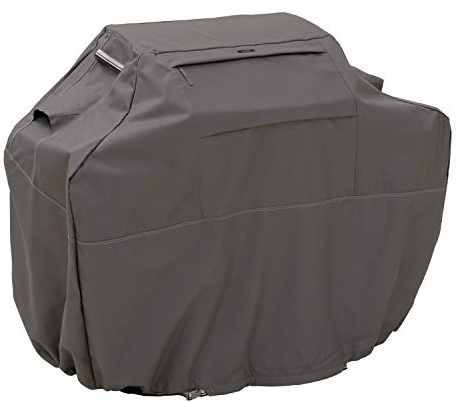 Classic Accessories Ravenna Grillabdeckung, wetterfeste Schutzplane, für Keramikgrills, Schutzplane, erhältlich in Dark Taupe/Mushroom/Espresso, B0792TCPBS (96,52 cm x 55,88 cm x 111,76 cm)