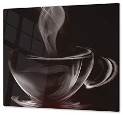 Glass Chopping Board Induction Ceramic Hob Cover Worktop Saver 60x52cm