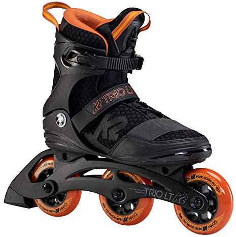 K2 Skates Unisex Inline Skates Trio LT 100, Black - orange, 30F0129.1.1.100