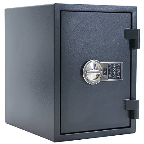 Profirst FireK 50 Dokumententresor EN1 Elektronikschloss 30 minütiger Feuerschutz verstellbarer Fachboden inkl. Befestigungsmaterial