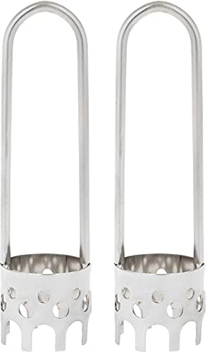 Vegetable Core Remover - Pack of 2 - Stainless Corer - Apple Corer - Steel Fruit Seed Removal