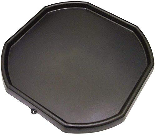 JMS we create smile 1 x Large Black Small Mixing Tray Plastic for Playing Sand Pool Pit Water Garden Beach Cement Mixing MADE IN UK (Large Mixing Tray)
