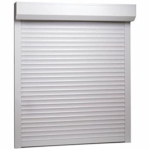 SKM Tapparella Avvolgibile in Alluminio 100x120 cm Bianca (7,45KG)