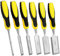 QWORK® 6Pcs Wood Chisel Set, 6mm/12mm/19mm/25mm/32mm/38mm Carving Chisel, for Woodworking and Carving