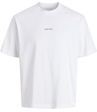JACK & JONES Jcocover Script Back Tee SS Crew Neck Uomo