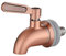 16 mm Water Spigot Wine Barrel Tap Accessories for Juice Cold Rose Gold, 6.7 x 7 cm