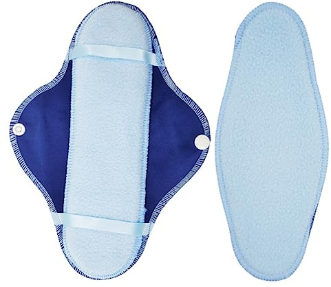 Hoement 8stücke Teiliges Waschbare Stoffbinden Tragbare Faltbare Sanitäreinlagen Aus Atmungsaktivem Weichem Material Wiederverwendbar Mit Stark Saugender Funktion Geeignet Für Menstruation