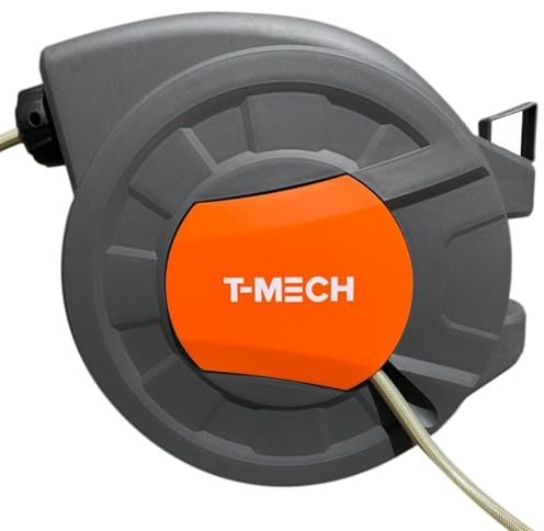 30m Gartenschlauch Trommel Wasserschlauchaufroller Schlauchaufroller Schlauchtrommel Automatik Wasserschlauch Garten