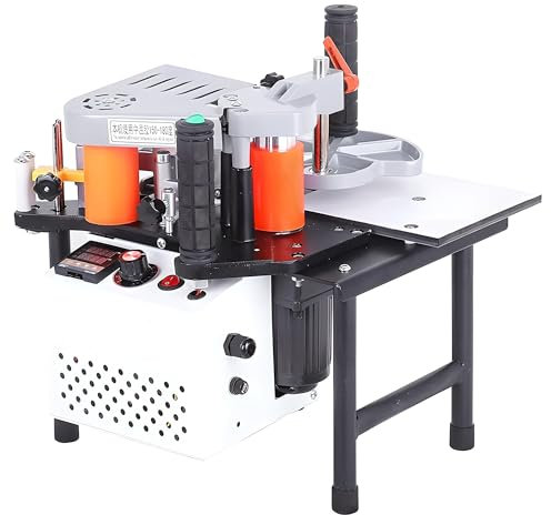 Mini máquina de canteado de doble encolado para carpintería con velocidad de avance de 5-10 m/min y altura de canteado de 7-60 mm para cantos rectos y curvos white countertop