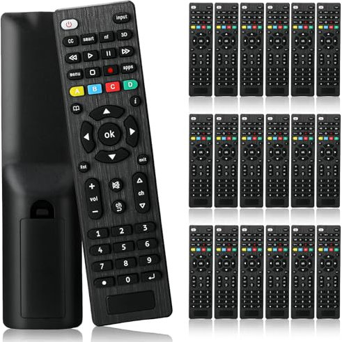 Saysurey 20 Pack TV Remote Universal Replacement Compatible with All Smart TV LED LCD HDTV 3D Series for Motel Hotel Nursing Home