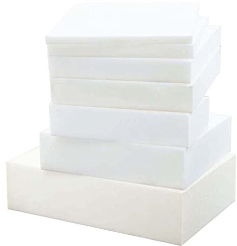 Schaumstoffkissen mit hoher Dichte, anpassbare Größe für Stuhl, Hocker, Sitz (60 x 60 cm, 5 cm) – bequem, langlebig, ideal für Zuhause und Büro