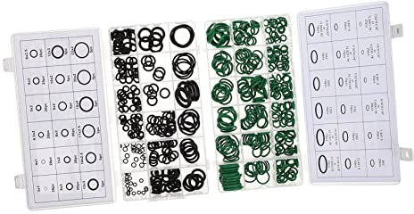 UKCOCO 495 Stück Kompressordichtung Für Ö Klimaanlagendichtung Auto- -dichtungen Dichtungssatz Klimaanlage Dichtring O'rings Kit Kfz -klimaanschlussring Kfz-dichtung Nitrilkautschuk