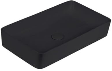 Aufsatzwaschbecken matt Mod. 06 schwarz matt