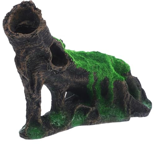 BESTonZON Decorazione in Resina per Acquario Albero Forniture per Acquari Decorazioni Realistiche per Acquari e Vasche per Pesci Essenziali per Acquario