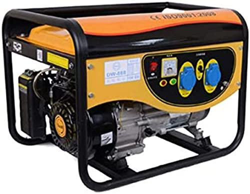 HGJHJJHK Generador de inversores - 3000W, 3KVA, 220V, Simplex, Mini Generador de Emergencia de Hogar Mini, Gasoline Natural Gas LiciFied Gas Supply, Constructive23