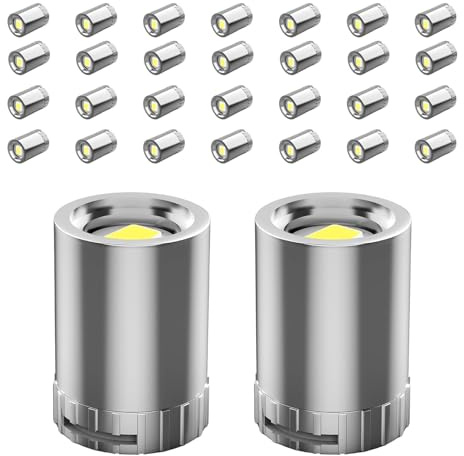 Kaleora Mini LED Licht, 30 Stück Miniatur Lichter mit Batteriebetriebene, Mini LED Lichter für Puppenhaus, DIY Projekte, Laternen, Luftballons, Weihnachtsbaum, Warmweiß