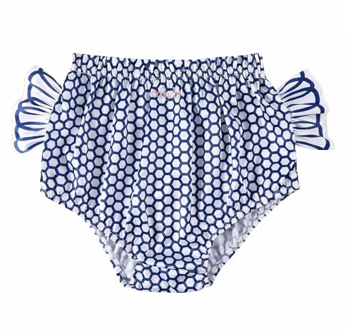 Landofgenie Windelabdeckung Erwachsene Bonbon-Papier Design Windelüberhose mit Punkte-Muster, Nicht wasserdichte Blau L