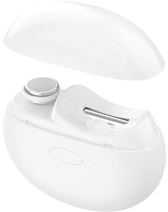 Coupe-Ongles Électrique Pour Mains - Rechargeable USB avec Lumière LED et Polisseur pour Personnes Âgées | Précis et Anti-Dérapant pour Voyage Seniors Bébés Adultes,Hommes Personnes Âgées
