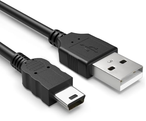 Sinoacc Mini USB Kabel, USB A 2.0 auf Typ Mini B (5 Pin) 480mbps Datenübertragungskabel Kompatibel mit Gopro 4 3 + 3 2 Canon Eos Powershot Nikon Kamera - 100cm