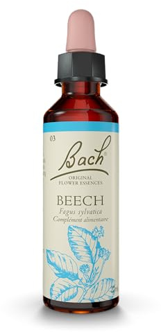 FLEURS DE BACH ORIGINAL - Beech No 3 - Aide à la Tolérance & Indulgence - Élixir Floral Naturel - Compte-Gouttes 20 ml Vegan