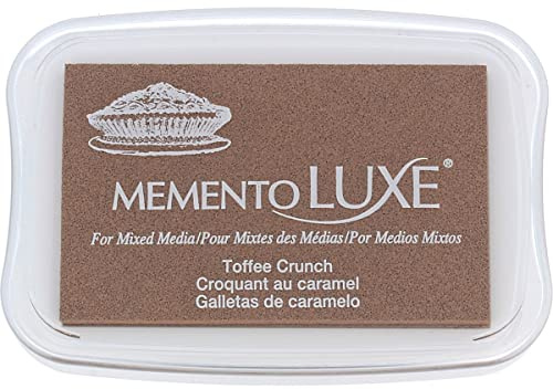Tsukineko Memento Luxe Stempelkissen, Verschiedene Medien, Toffee Crunch