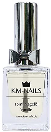 KM Nails Nagelöl Vanille 15ml im praktischer Pipetten Flasche ohne Paraffin