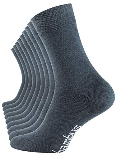 Vincent Creation 6–9 par bambustrumpor, unisex, för kvinnor och män, handsydd spets, 9 par – stargazer
