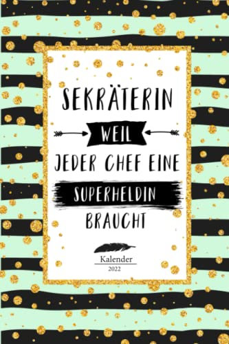Sekräterin Kalender 2022: Geschenk Wochenplaner,Terminkalender 2022 für Ausbildung,Frisöse,Haarstylistin. Geschenkidee zu Weihnachten unter 10 Euro ... Jahresplaner,Taschenkalender und Planer