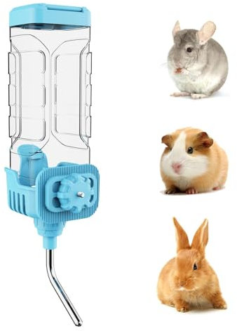 Kleintiere Trinkflasche, 1200ml Haustier Wasserspender Auslaufsichere Hase Welpe Katze Kaninchen Chinchilla Frettchen Meerschweinchen Eichhörnchen Igel Käfig Wasserflasche