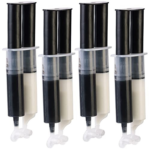 AGT Professional Epoxydharz: 4er-Set 2-Komponenten-Kleber aus Epoxidharz, je 2x 25 ml, 45 Min. (2 Komponenten Epoxy Kleber, Epoxy zwei, Keramik Reparatur)