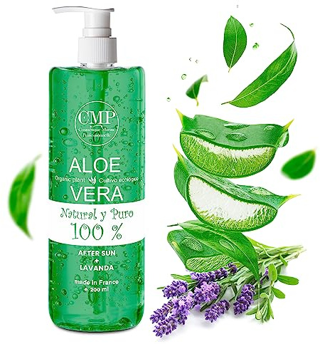 Bleu & Marine Bretania - After Sun Gel Aloe Vera & Lavendel 200ml | Intensive Feuchtigkeit, Tiefenreparatur | Anti-Aging | Beruhigend, Revitalisierend