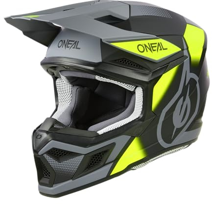 O'NEAL 3SRS VISION hjälm svart/neongul/grå XS (53/54 cm)